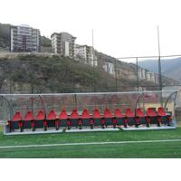Yedek Oyuncu Kulübesi Bardaklı ve Katlanır Model (Suni Deri Kaplı)